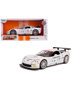 2005 Chevrolet Corvette C6-R #3 Diecast Model Car - Compuware, White, 1/24 Jada