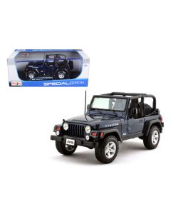 2023 Jeep Wrangler Rubicon Deep Blue 1/18 Diecast Model Car Maisto