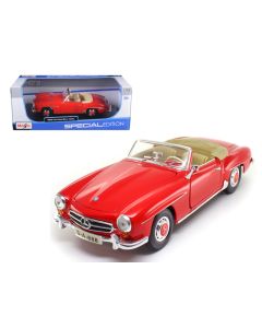 1955 Mercedes Benz 190 SL Diecast Model Car Red 1/18 Scale by Maisto