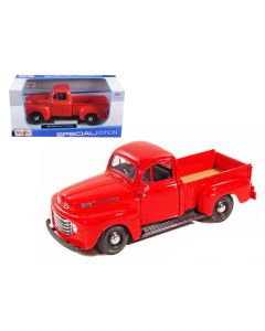 1948 Ford F-1 Pickup Truck Diecast Model Car Red 1/25 Scale by Maisto