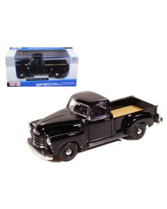 1950 Chevrolet 3100 Pickup Truck Diecast Model Car Black 1/25 Maisto