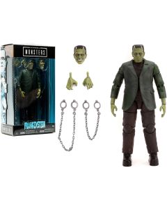 2023 Frankenstein 7 Moveable Figurine, Chains & Alternate Head, Universal Monsters Jada