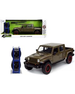 2020 Jeep Gladiator Rubicon Dark Green Metallic 1/24 Diecast Model Car Jada