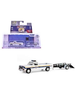 1990 Dodge Ram D250 Police Truck White Stripes Utility Trailer 1/64 Diecast Model  
Greenlight 1/64 Diecast 1990 Dodge Ram D250 Police Truck & Utility Trailer