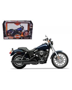 2004 Harley-Davidson Dyna Super Glide Sport 1/12 Diecast Motorcycle Model Blue Maisto