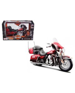 2013 Harley Davidson FLHTK Electra Glide Ultra Limited Red Diecast Motorcycle 1/12 Maisto