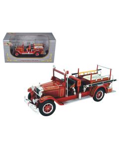 1928 Diecast Model Fire Engine Red Studebaker 1/32 by Signature Models