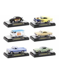 1979 M2 Machines Limited Edition 1/64 Diecast Cars Set of 6 in Display Cases