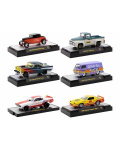 1984 M2 Machines Limited Edition 1/64 Diecast Cars Set of 6 in Display Cases