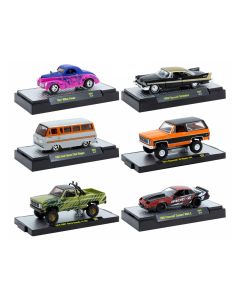 1989 M2 Machines Limited Edition 1/64 Diecast Cars Set of 6 in Display Cases
