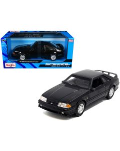 1993 Ford Mustang SVT Cobra Black Diecast Model Car 1/24 Special Edition Maisto