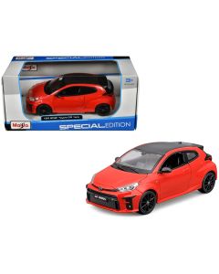 2021 Toyota GR Yaris Special Edition Red Carbon Top 1/24 Diecast Model Car Maisto