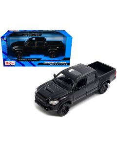 2023 Toyota Tacoma TRD PRO Diecast Model Car Black Metallic Sunroof 1/27 Maisto Special Edition