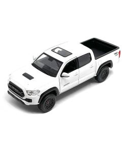 2023 Toyota Tacoma TRD PRO Diecast Model Car White Special Edition 1/27 by Maisto