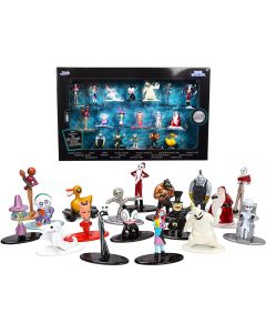 2023 Tim Burton's Nightmare Before Christmas Diecast Figurines Set of 18 Nano Metalfigs
