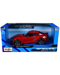 2023 Toyota GR Supra Red Special Edition 1/24 Diecast Model Car by Maisto