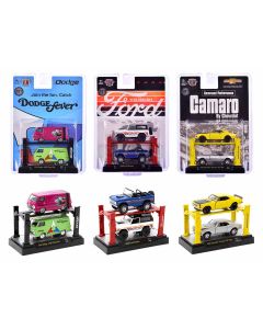 2023 M2 Machines 1/64 Diecast Model Cars Set of 6 Auto Lifts Series 27 Limited Edition