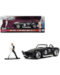1965 Shelby Cobra 427 S/C Black Metallic Diecast Figure Batman Hollywood Rides Jada
