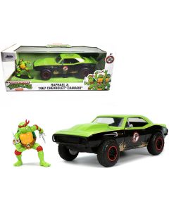 1967 Chevrolet Camaro Offroad Bright Green Matt Black Dirty Version Diecast Car Jada 1/24 Scale