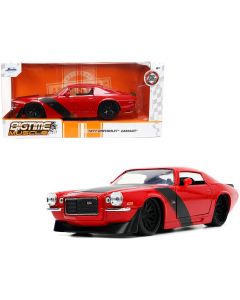 1971 Chevrolet Camaro Z/28 Red Diecast Model Car Jada 1/24 Bigtime Muscle Series
