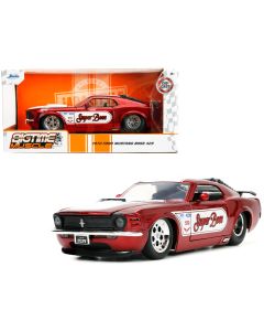 1970 Ford Mustang Boss 429 Candy Red Diecast Model Car Jada 1/24