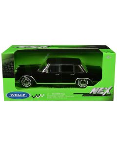 1963 Mercedes-Benz 600 Diecast Model Car Black 1/24 NEX Series by Welly