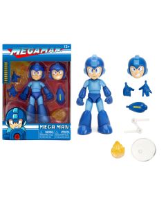 1987 Mega Man 4.5 Moveable Figure with Accessories & Alternate Head by Jada
