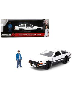 1998 Toyota Trueno AE86 RHD Diecast Model with Takumi Figure - Initial D 1/24 Jada