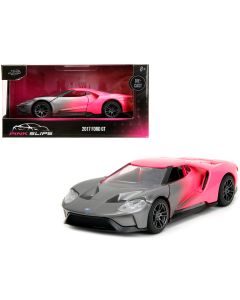 2017 Ford GT Gray Metallic Diecast Model Car by Jada 1/32 Scale