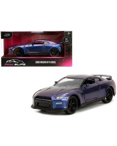 2009 Nissan GT-R R35 Purple Metallic Diecast Model Car Jada 1/32 Pink Slips