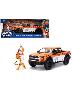 2017 Ford F-150 Raptor Pickup Truck Frosted Flakes Orange Diecast Model 1/24 Jada