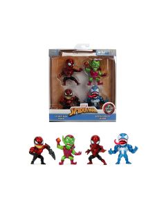 2023 Set of 4 Diecast Spider-Man Metalfigs Figures by Jada, Collectible Models