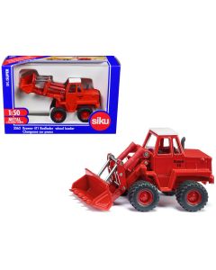 2023 Siku 1/50 Diecast Model Kramer 411 Wheel Loader Red & White Top