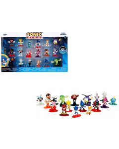 2023 Sonic The Hedgehog Diecast Figures Set of 18 Nano Metalfigs by Jada