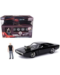 2023 Dodge Charger R/T Model Kit & Dom Diecast Figure, Fast & Furious, 1/24 Scale