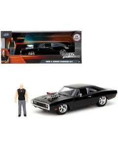 2009 Dodge Charger R/T Black Diecast Model Car Fast & Furious 1/24 Jada