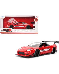 2002 Honda NSX-R RHD Diecast Model Car JDM Tuners 1/24 Bridgestone Red Black Top