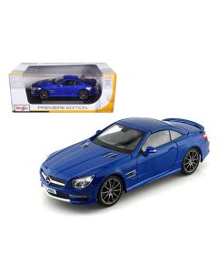 2012 Mercedes SL 63 AMG Diecast Model Car Blue 1/18 by Maisto