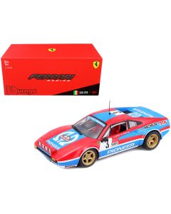 1982 Ferrari 308 GTB #3 J.C. Andruet Diecast Model Car 1/43 Bburago Monte Carlo Rally
