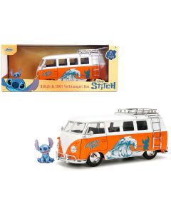 1961 Volkswagen Bus Diecast Model Catching Waves White Orange 1/24 Jada  
Disney's Stitch Diecast Figure Hollywood Rides Series 1/24 by Jada