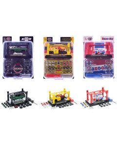 1979 Limited Edition 3-Piece Diecast Car Set, 1/64 Scale, M2 Machines, 9600 Worldwide