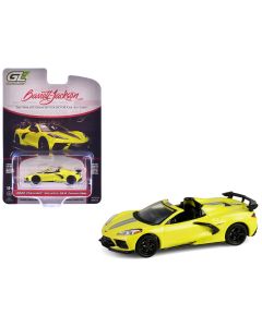 2022 Chevrolet Corvette C8.R Diecast Model Car 1/64 Yellow Silver Stripes