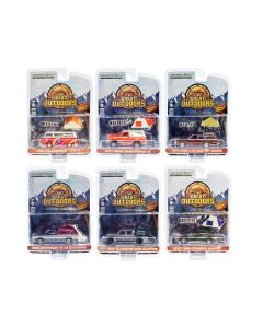 Diecast Model Cars Greenlight Set of 6 Great Outdoors Series 2 1/64