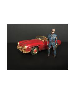 2023 Zombie Mechanic Figurine for 1/18 Scale Models by American Diorama