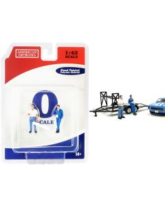 American Diorama 1/43 Tim and Larry Mechanics Figurines Set x2