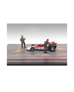 American Diorama Race Day Diecast Figures Set for 1/43 Scale Models