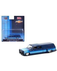 1973 Chevrolet Cheyenne Super 30 Pickup Truck 1/64 Diecast Model Blue Limited Edition