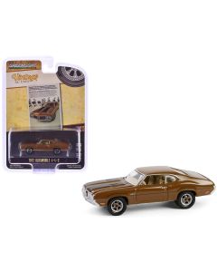 1972 Oldsmobile 442 Diecast Model Car Brown Black Stripes Greenlight Series 11
