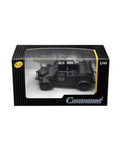 2023 Volkswagen Kubelwagen K Type 82 Black 1/43 Diecast Model Car by Cararama