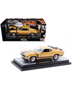 1970 Ford Mustang BOSS 302 1/24 Diecast Model Car Gold Metallic Limited Edition 6250